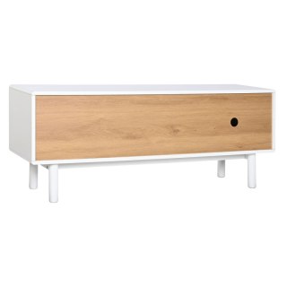 MebleTV Home ESPRIT Biały Naturalny polipropylen Drewno MDF 140 x 40 x 55 cm