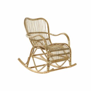 Fotel na biegunach DKD Home Decor Brązowy Wielokolorowy Naturalny Rattan 62 x 94 x 93 cm