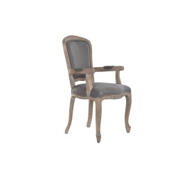 Krzesło do Jadalni DKD Home Decor Ciemny szary 57 x 57 x 94 cm