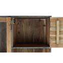 Ekspozytor stojący DKD Home Decor Metal Szkło Drewno akacjowe Drewno z Recyklingu 140 x 40 x 160 cm