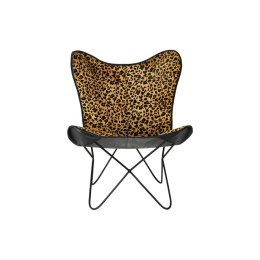 Krzesło do Jadalni DKD Home Decor Brązowy Czarny 73 x 70 x 93 cm