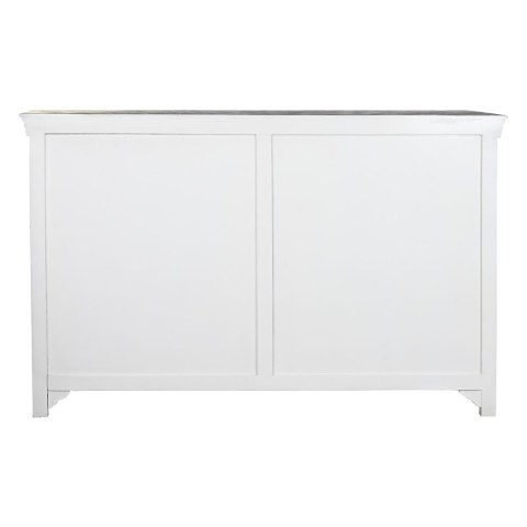 Kredens DKD Home Decor 165 x 45,7 x 105,4 cm Szkło Szary Biały Ceimnobrązowy Drewno mango