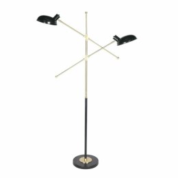 Lampa Stojąca DKD Home Decor Czarny Złoty Metal 50 W 220 V 120 x 30 x 174 cm