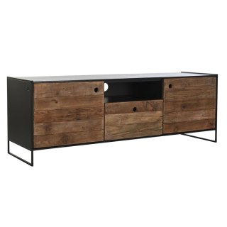 MebleTV DKD Home Decor 144,5 x 40 x 51 cm Czarny Pomarańczowy Drewno z Recyklingu Sosna