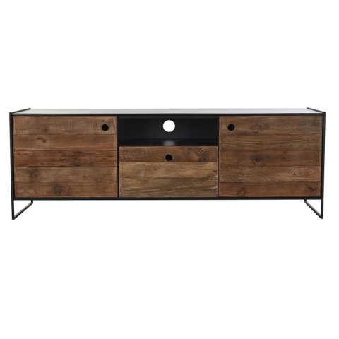 MebleTV DKD Home Decor 144,5 x 40 x 51 cm Czarny Pomarańczowy Drewno z Recyklingu Sosna