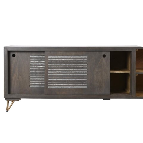 MebleTV DKD Home Decor Metal Brązowy Drewno mango 160 x 40 x 50 cm