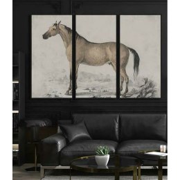 Obraz DKD Home Decor Koń (180 x 4 x 120 cm)