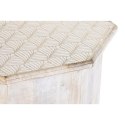 Stolik DKD Home Decor 49 x 49 x 53,5 cm Brązowy Biały Drewno mango