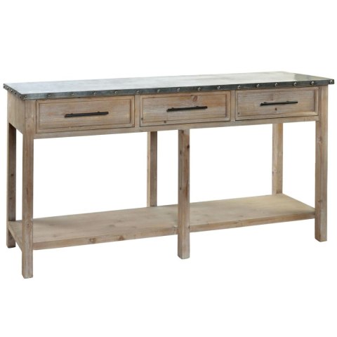 Console DKD Home Decor Drewno Aluminium 160 x 40,5 x 81 cm