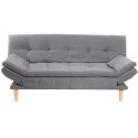 Kanapa z Funkcją Spania DKD Home Decor Szary Drewno Scandi 180 x 85 x 83 cm