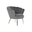 Krzesło DKD Home Decor Szary Złoty Metal 85 x 85 x 91 cm