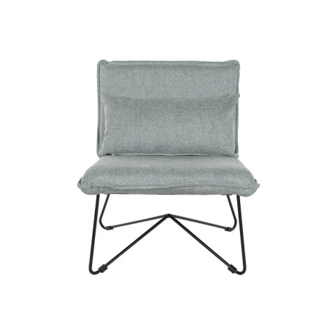 Fotel Home ESPRIT Czarny Kolor Zielony Metal 66 x 78 x 75 cm