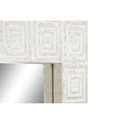 Lustro ścienne Home ESPRIT Biały Naturalny Drewno mango Indianin 94 x 3 x 140 cm