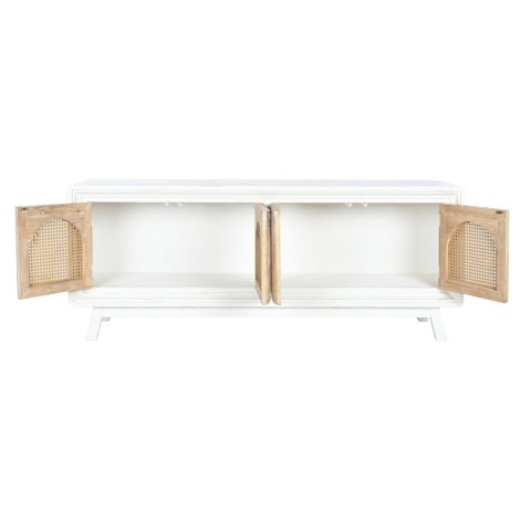 MebleTV Home ESPRIT Biały Naturalny Jodła Drewno MDF 156 x 40 x 64 cm