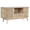 MebleTV Home ESPRIT Złoty Naturalny Rattan Jodła 120 x 40 x 60 cm