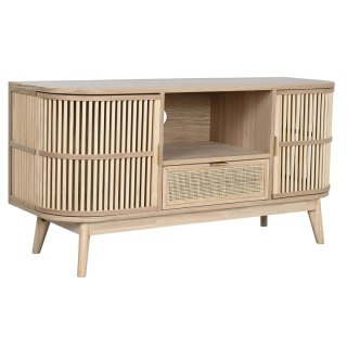 MebleTV Home ESPRIT Złoty Naturalny Rattan Jodła 120 x 40 x 60 cm