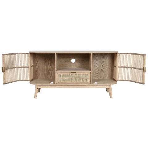 MebleTV Home ESPRIT Złoty Naturalny Rattan Jodła 120 x 40 x 60 cm