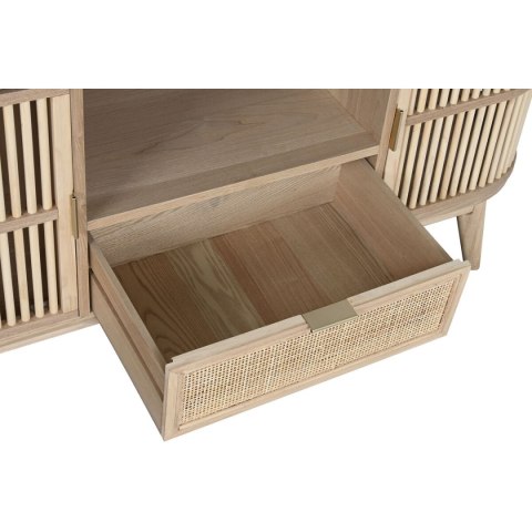 MebleTV Home ESPRIT Złoty Naturalny Rattan Jodła 120 x 40 x 60 cm