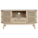 MebleTV Home ESPRIT Złoty Naturalny Rattan Jodła 120 x 40 x 60 cm