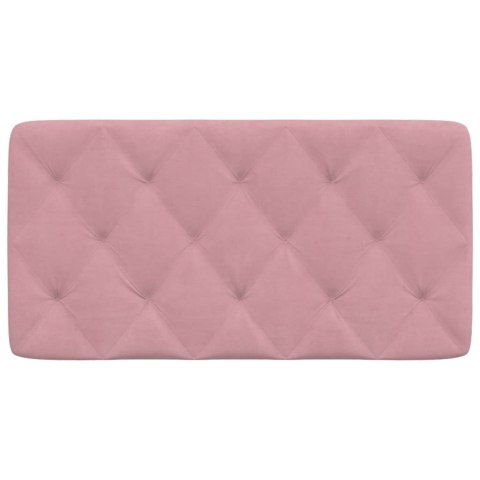  Poduszka na wezgłowie, różowa, 100 cm, aksamitna