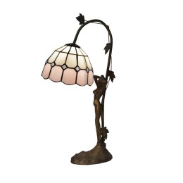 Lampa stołowa Viro Pink Różowy Cynk 60 W 20 x 54 x 20 cm