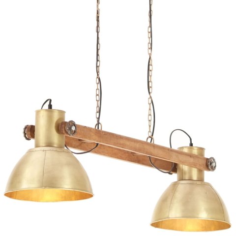  Industrialna lampa wisząca, 25 W, mosiężna, 109 cm, E27