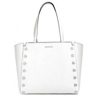 Torba Damska Michael Kors Holly Biały 35 x 30 x 17 cm