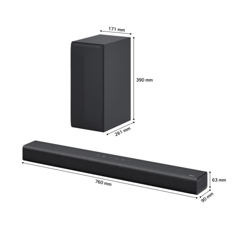 Bezprzewodowy soundbar LG S60Q