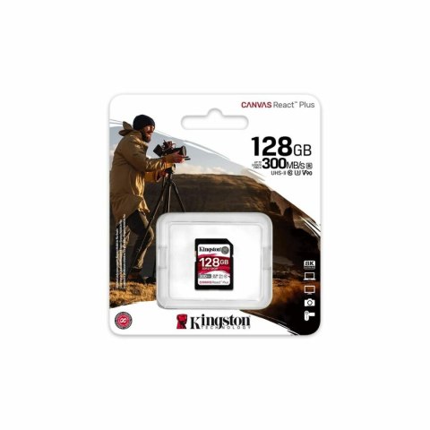 Karta Pamięci Micro-SD z Adapterem Kingston SDR2/128GB 128 GB 8K Ultra HD SDXC UHS-II
