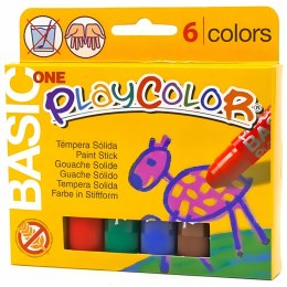 Farby temperowe stałe Playcolor Basic One Wielokolorowy (24 Sztuk)