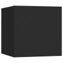  6-częściowy zestaw szafek telewizyjnych, czarny