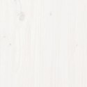  Biurko, białe, 140x50x75 cm, lite drewno sosnowe