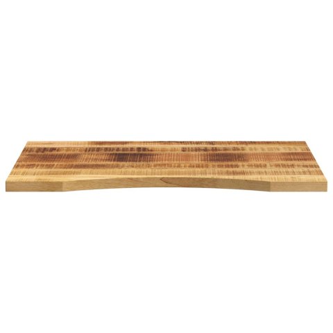  Blat biurka, z wycięciem, 100x60x2,5 cm, surowe drewno mango