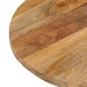 Blat stołu, 110x50x2,5 cm, owalny, lite drewno mango