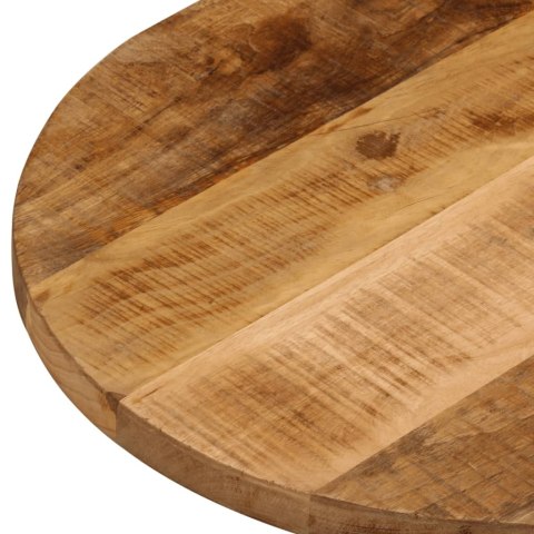  Blat stołu, 110x40x2,5 cm, owalny, surowe drewno mango