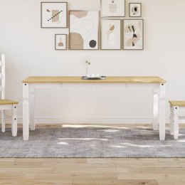  Stół jadalniany Corona, biały, 180x90x75 cm, drewno sosnowe