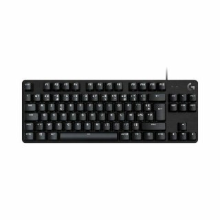 Klawiatura Logitech G413 TKL SE USB Czarny Podświetlenie Gaming AZERTY