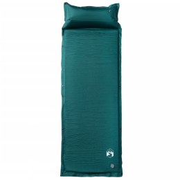  Materac samopompujący z wbudowaną poduszką, zielony