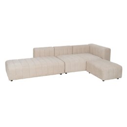 Sofa Beżowy Poliester Żelazo 148 x 100 x 66 cm