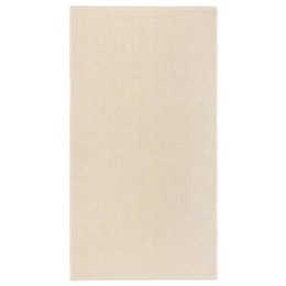  Dywan z krótkim runem, 80x150 cm, kremowy