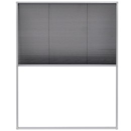  Plisowana moskitiera okienna, aluminium, 80x100 cm