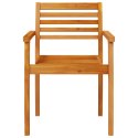  Krzesła ogrodowe, 2 szt., 59x55x85 cm, lite drewno akacjowe