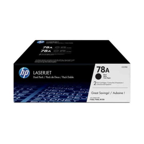 Toner Oryginalny HP 78A Czarny (2 Sztuk)