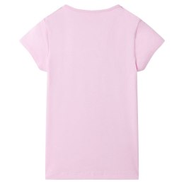 Koszulka dziecięca z krótkimi rękawami, liliowa, 104