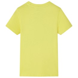 Koszulka dziecięca z krótkimi rękawami, żółta, 116