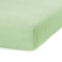 Prześcieradło RUBY kolor zielony styl klasyczny materiał frotte 120-140x200 AmeliaHome - FITTEDFRO/AH/RUBY/L.GREEN12/N/120-140x2