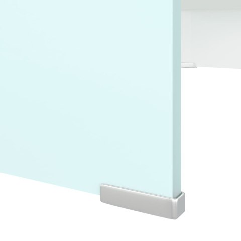  Podstawka pod monitor / TV, zielone szkło, 70x30x13 cm