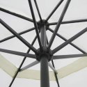  Biały parasol ogrodowy z przenośną aluminiową podstawą