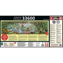 Układanka puzzle Educa 16066.0 The Wild Life (FR) 33600 Części 570 x 157 cm