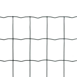  Euro ogrodzenie, stalowe, 10 x 1,0 m, zielone